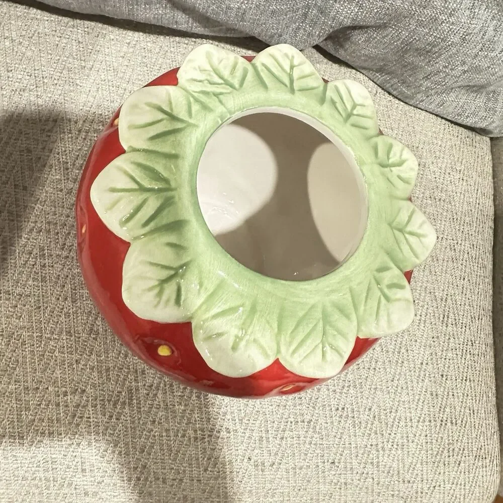 Target Bullseye Playground Ceramic Strawberry Vase Summer 2025